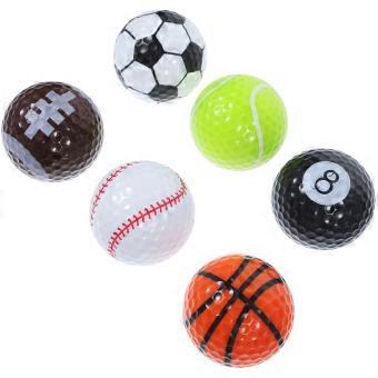 Rubber Golf Balls Training Balls 2Sets for Golf Enthusiast Practice