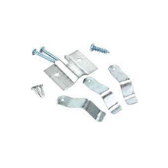 Dartboard Fixing Kit, Inclusief 6x Schroeven en 3x Beugels