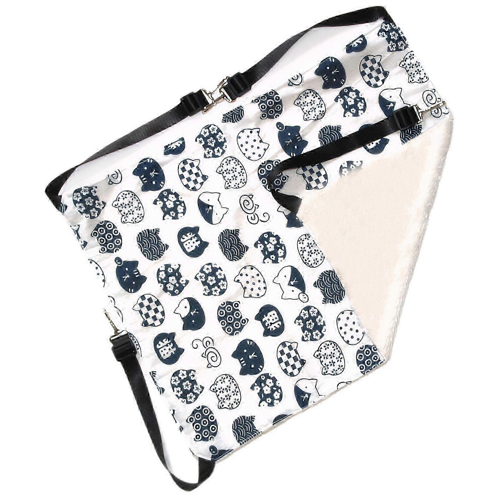 Adjustable Sling Cat Hammock With Fleece Lining