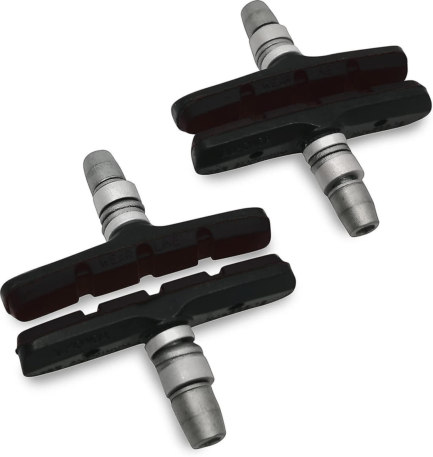 2 Pairs Bicycle Brake Shoes For V-brakes U-brake And Cantilever