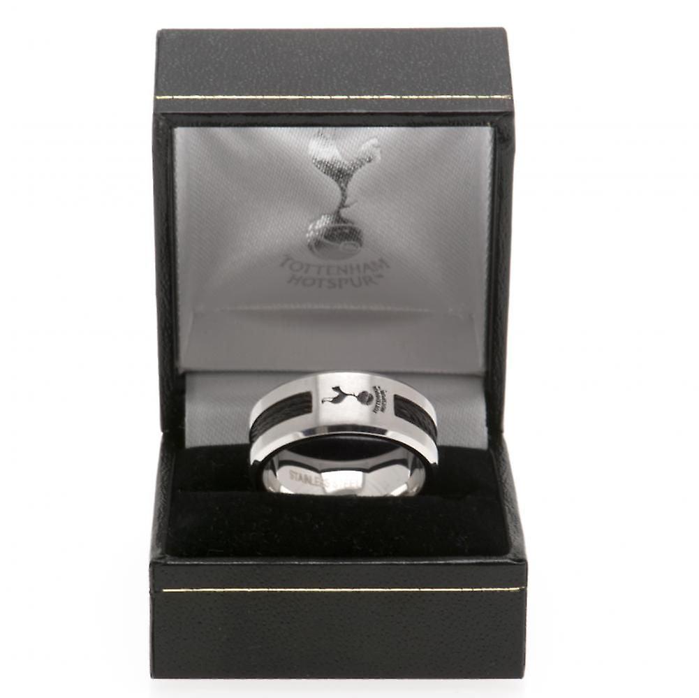Tottenham Hotspur Fc Black Inlay Ring Large