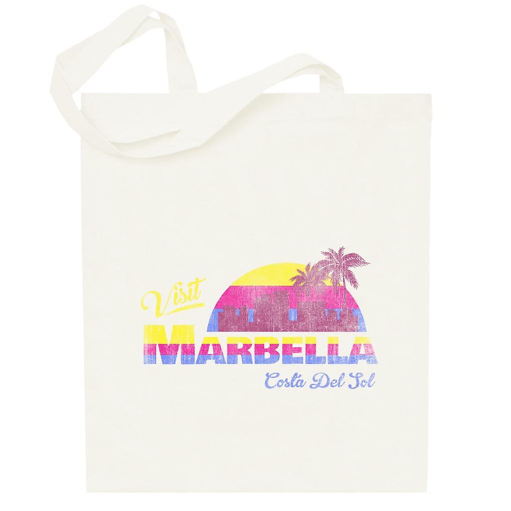 Visit Marbella Sunset Totebag