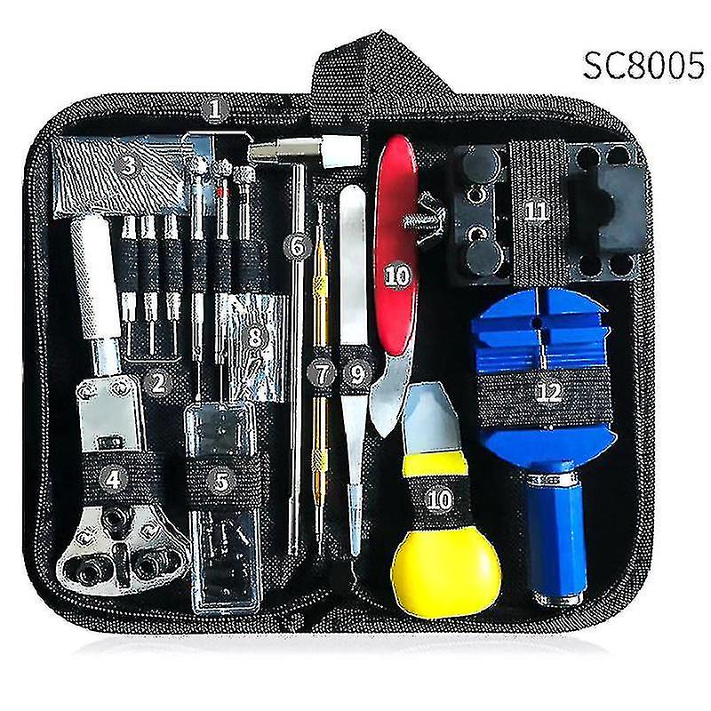 147pcs Watch Repair Tool Kit Case Opener Link Spring Bar Remover Watchmaker Tool