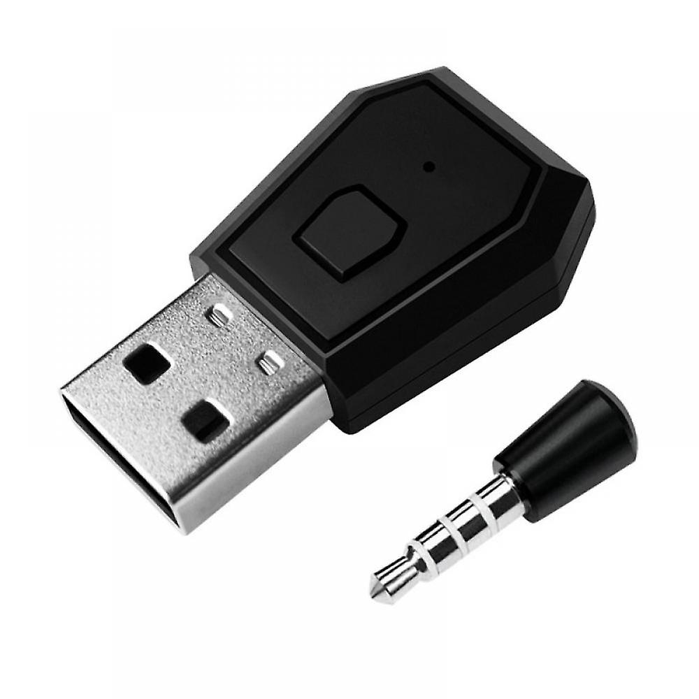 Prettyui Bluetooth 5.0 USB Dongle Wireless Adapter for PS4 Gamepad Game Controller Console Headphone