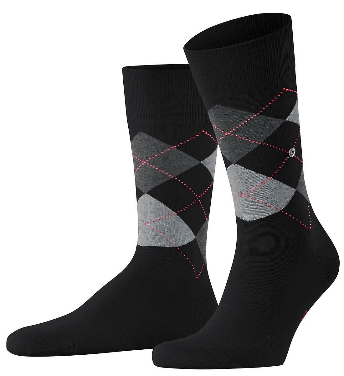 Burlington King Socks - Black Flames