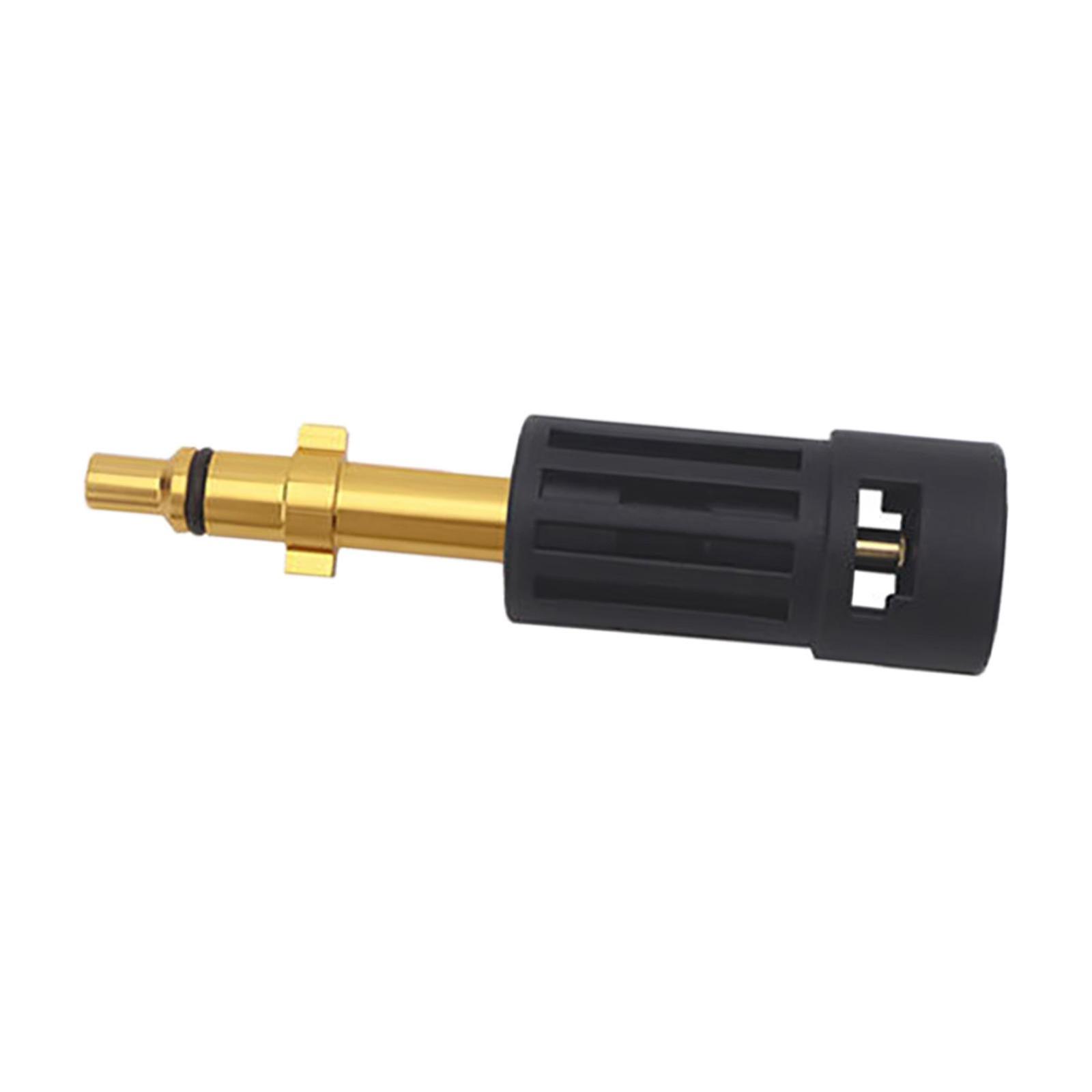 Nozzle Pressure Washer Adapter Quick Connector Snow Foam Lance Fitting E