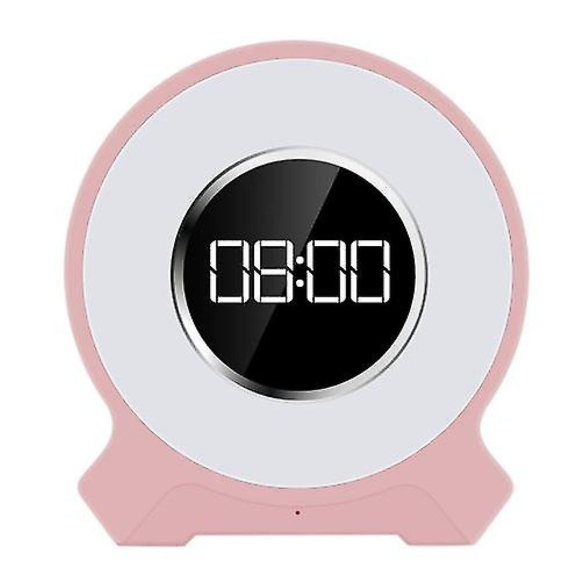 Change Color Music Led Night Light Desk Bluetooth Heper Alarm Lamp