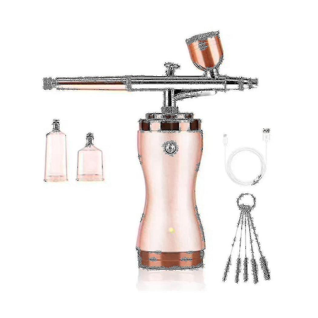 Kit With Compressor, Portable Cordless Set For Doodle Painting,mini With 0.3mm Nozzle