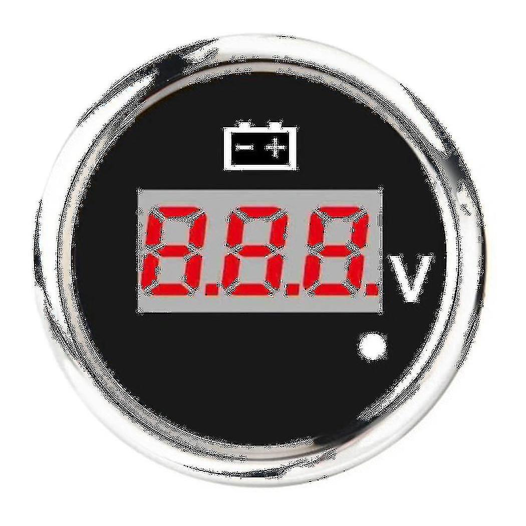 52mm Digital Voltmeter 0-190 Ohm 240-33 Ohm Universal Black