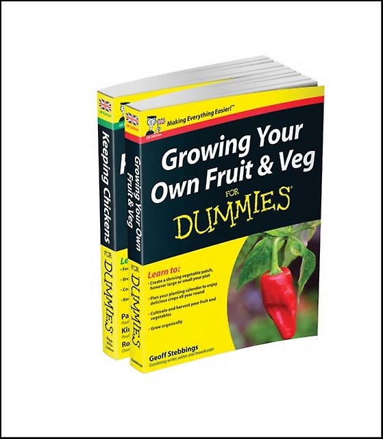 Selfsufficiency For Dummies Collection Growing Your Own Fruit Veg For Dummiesk by Ludlow & Robert T. Owner & BackYardChickens.com Paperback Book