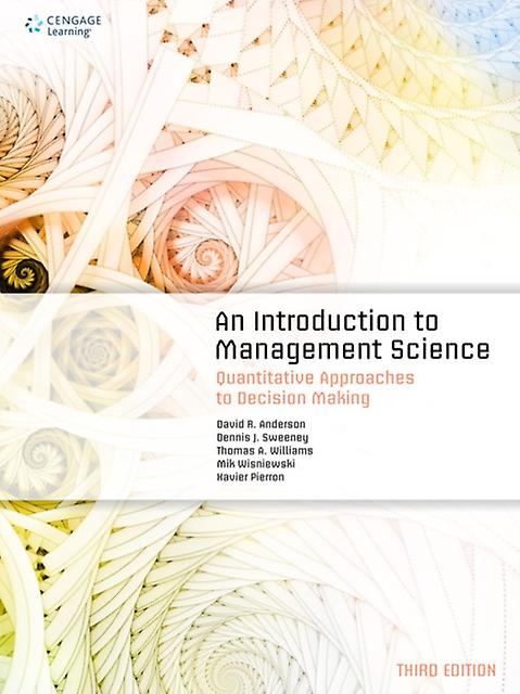 An Introduction To Management Science by Pierron, Xavier Coventry University, UK Paperback