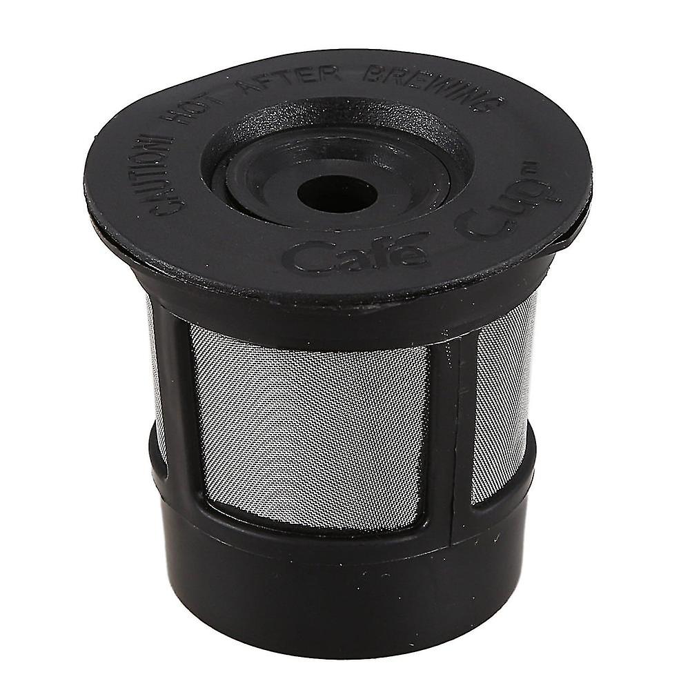 Reusable Single Cup For Solo Filter Pod K-cup Coffee Stainless Mesh Black Pattern:1 Pc