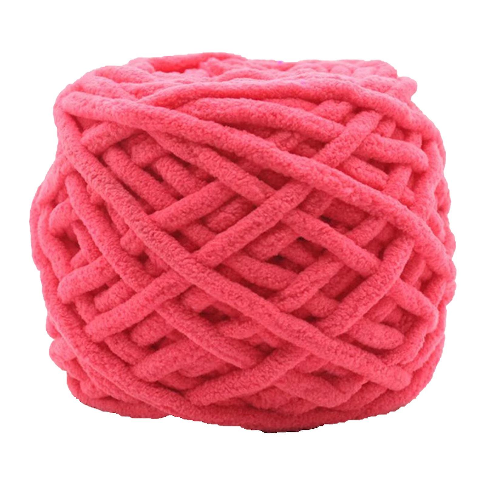 1 Roll 32m Yarn Soft Wide Usage Polyester Hand Woven Diy Craft Crochet Yarn For Patchwork