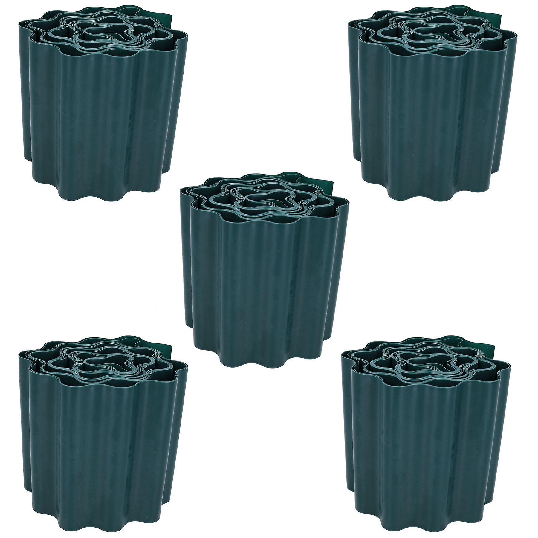 Garden Grass Lawn Border Edging Flexible Plastic Roll Path 45m (150 feet) x 15cm