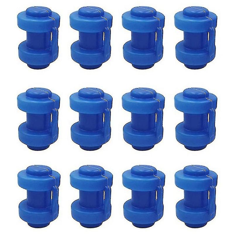 12 Pcs Trampoline Caps 25 Mm trampoline End Caps For Attaching The Safety Net To The Net Poles