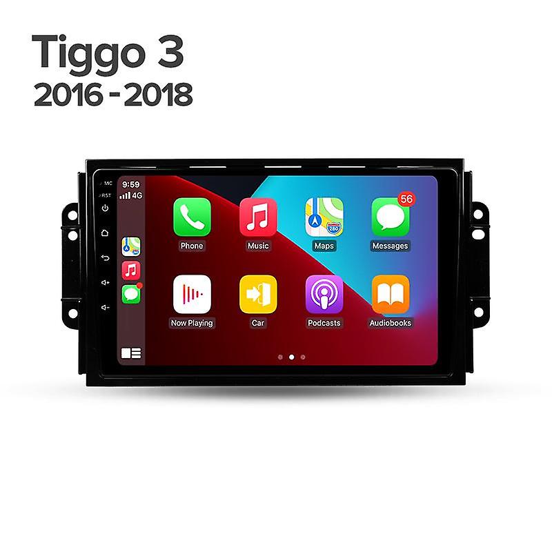 For Chery Tiggo 3 2016 - 2018 Car Radio GPS Navigation WIFI BT Carplay Android Player Android 2 Din