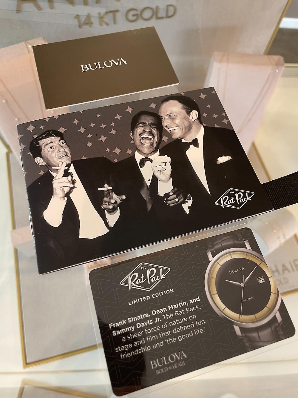 Bulova 96B406 Archive Series Rat Pack Limited Edition Automatic