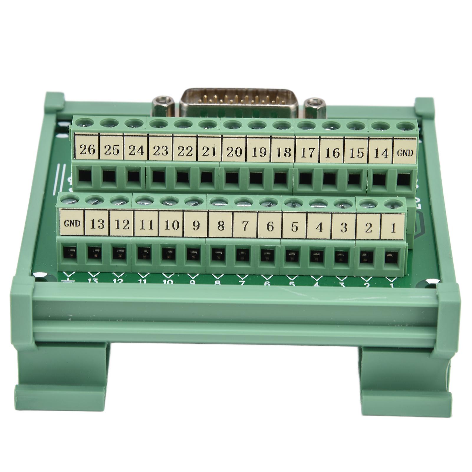 Terminal Block Module PCB Copper Male Terminals Breakouts Adapter Connector DC 60V