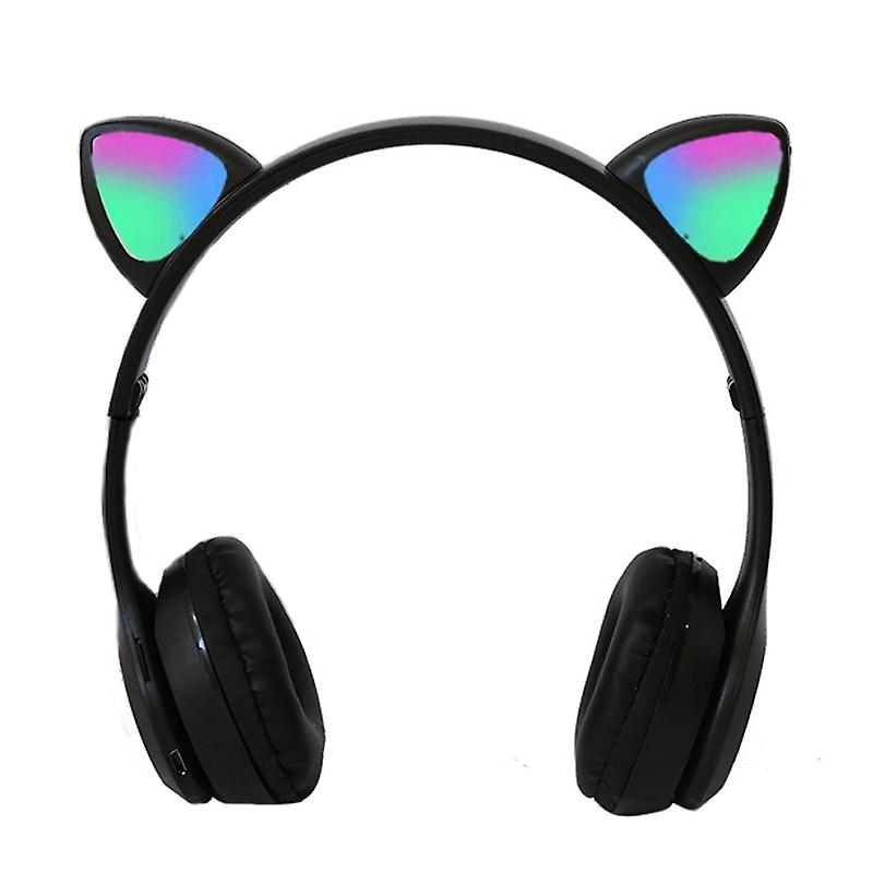P47M LED Cat Ears Gaming Bluetooth Wireless Headset