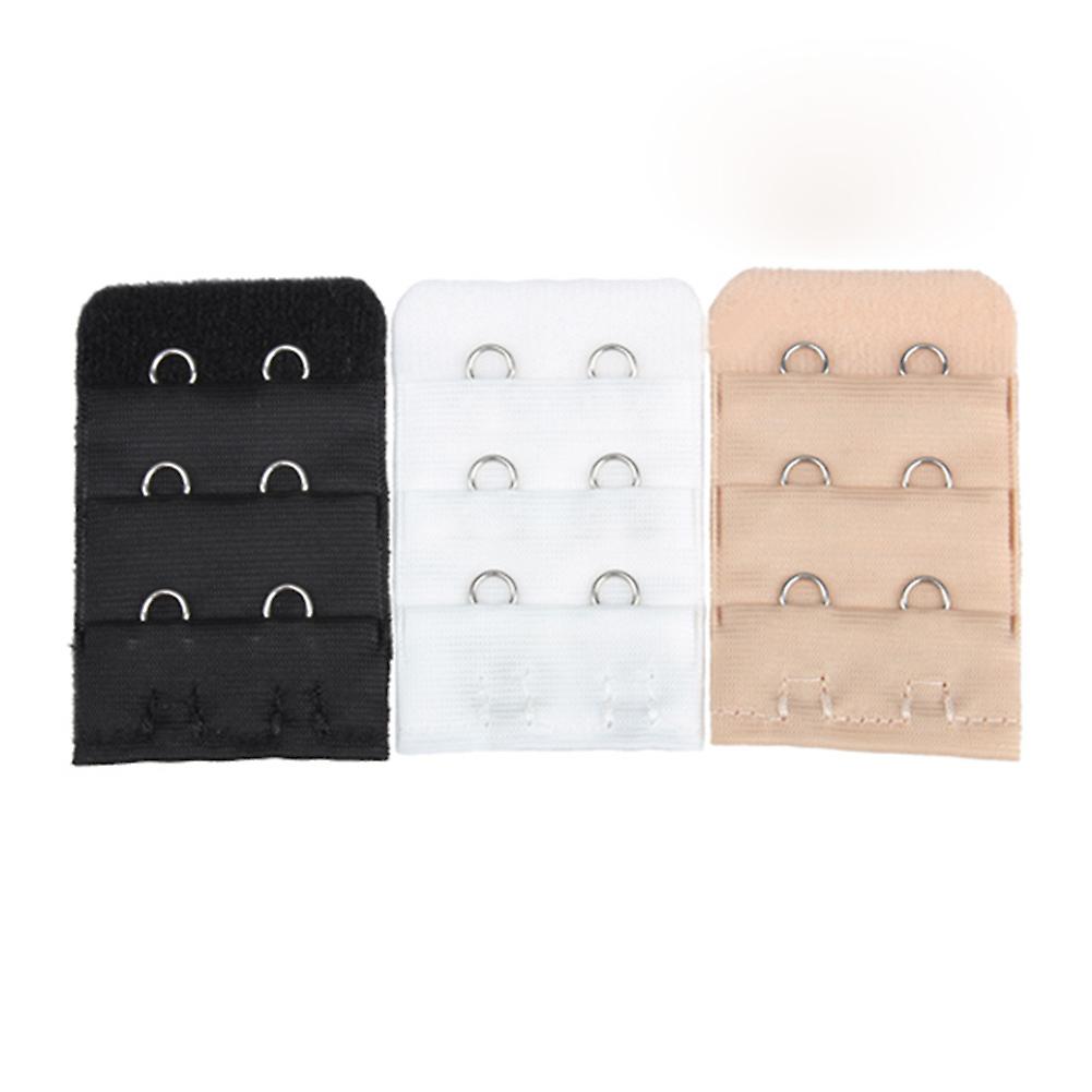3 Pcs Bra Extension Strap Extender Replacement with 2 Hooks