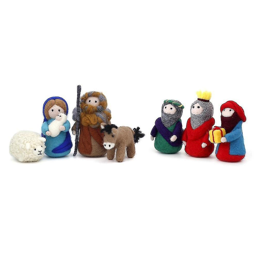Nativity Needle Felting Kits Set of 7 OKC