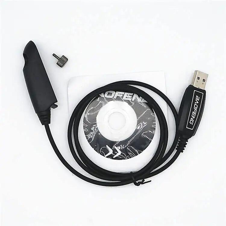 كابل برمجة USB متصل للماء مع برنامج تشغيل CD ل UV-9R UV9R Plus BF A58 BF-9700 GT-3WP إلخ راديو 2 طريقة ~ 16310