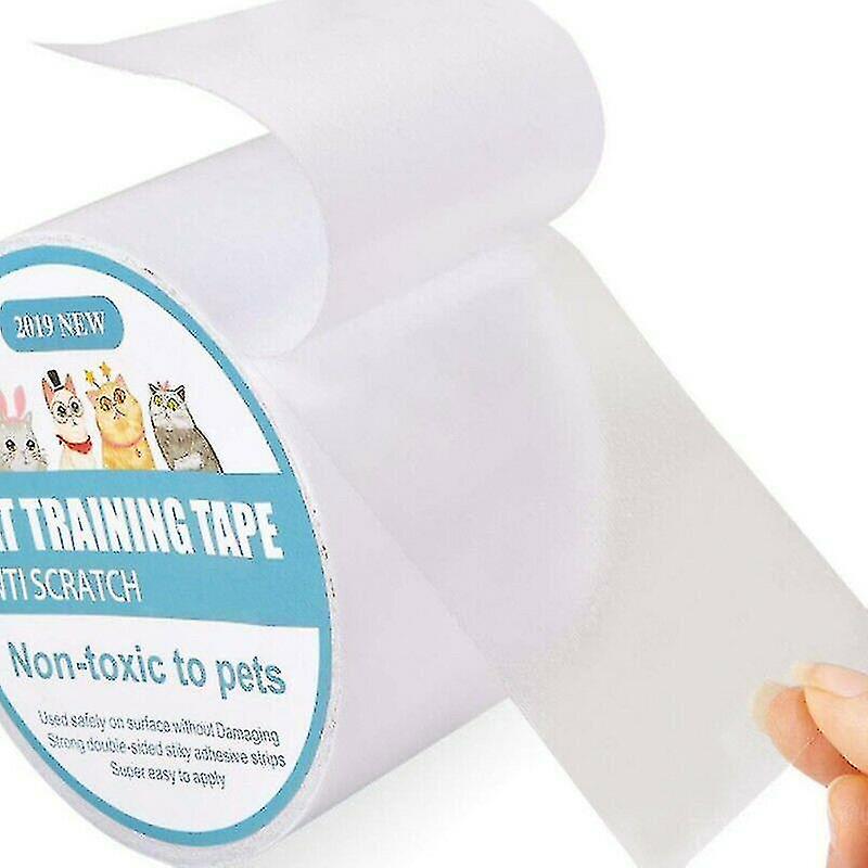 Pet Cat Dog Anti-scratch Tape Training Sofa Protector de puerta Guard Sticker