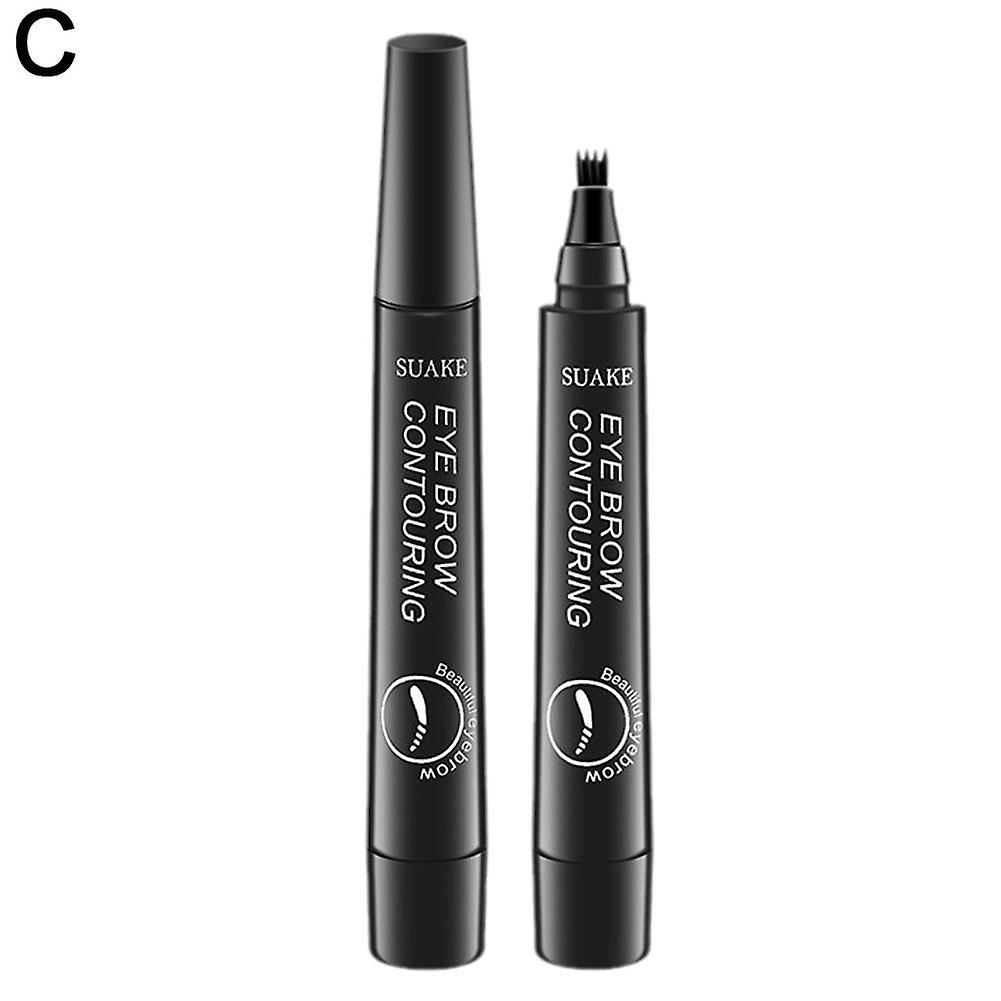 Suake 4 Points Eyebrow Pencil 4D Imitation Ecological Eye Brow Makeup Long Lasting Waterproof Not Easy To Take Off Makeu