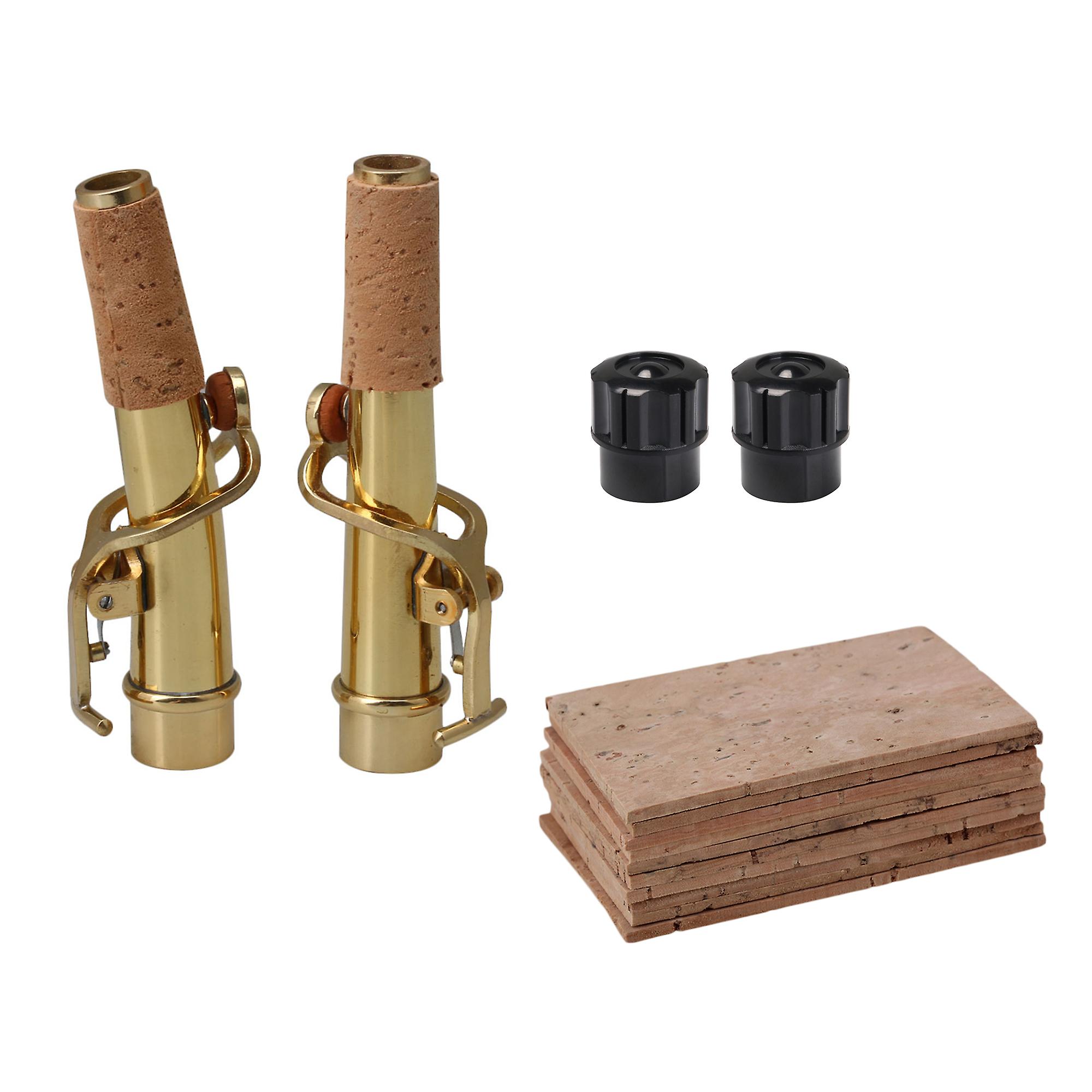 Metal Sax Curved Neck and Straight Neck with Sax Neck Cork Sax End Plug