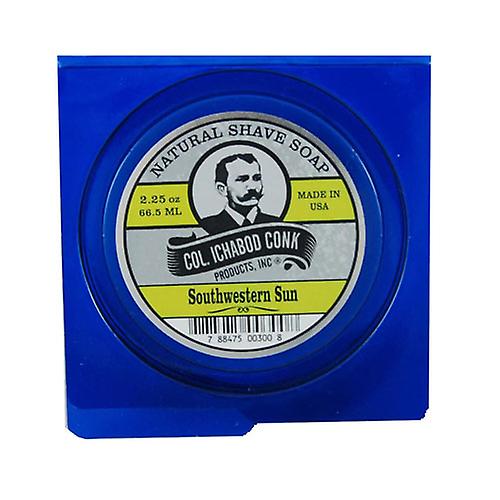 SOUTHWESTERN SUN Colonel Conk Gentle Shave Soap in Convenient 66mL Size for Men