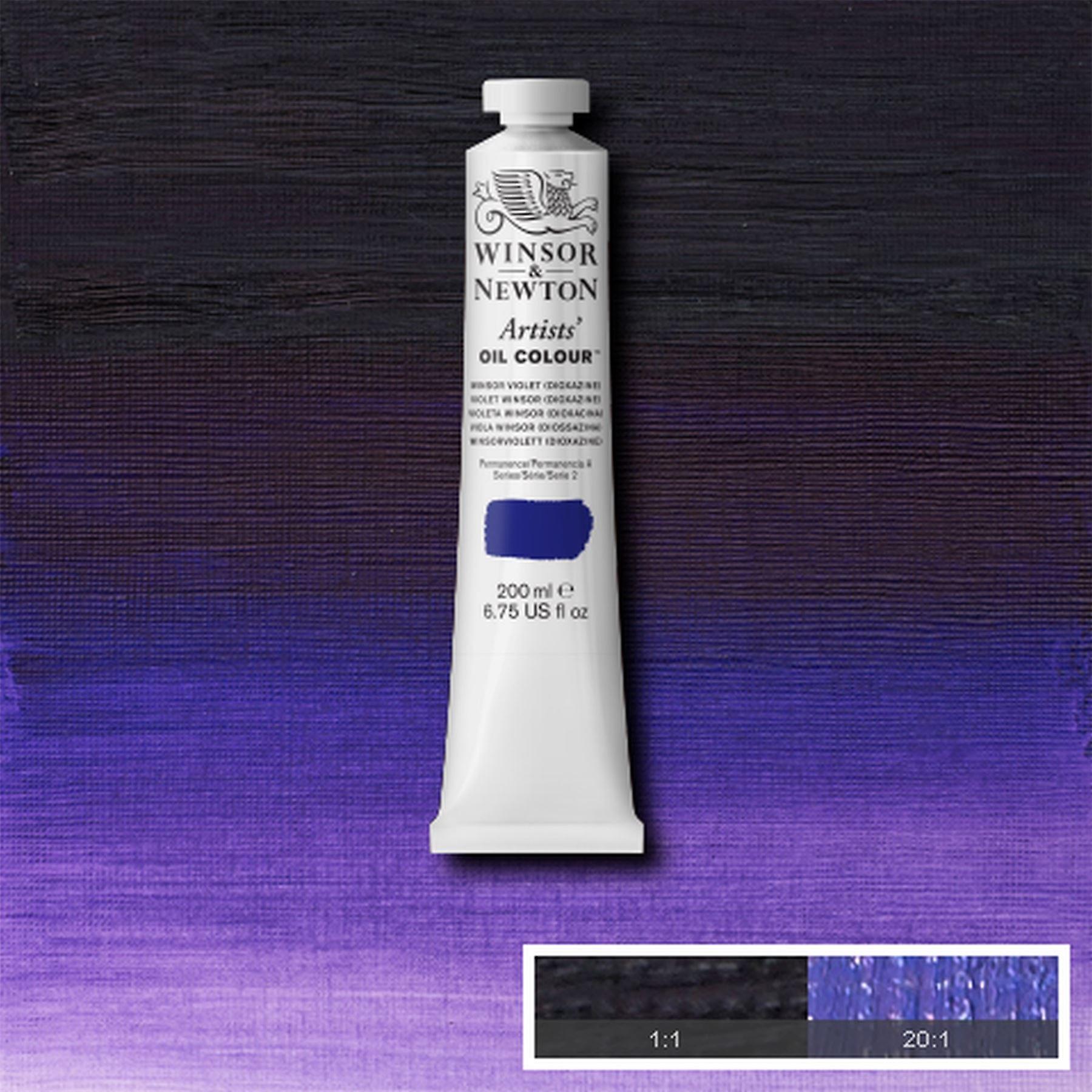 Winsor & Newton Artists' Oil Colour - Winsor Violet Dioxazine - 200ml