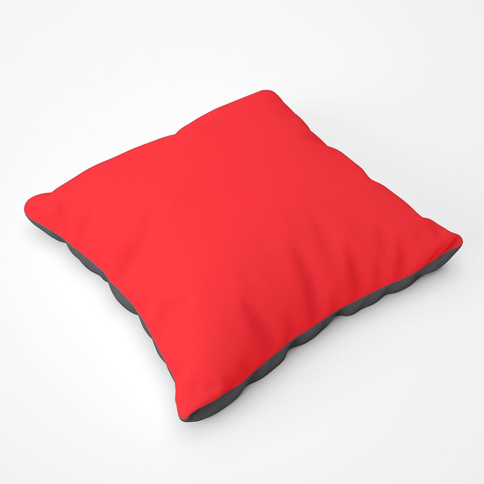 Fire Engine Red Floor Cushion