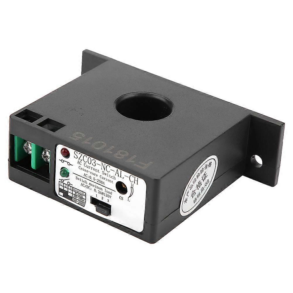 Normally Closed Current Sensing Switch Adjustable AC 0.5-200A SZC03-NC-AL-CH