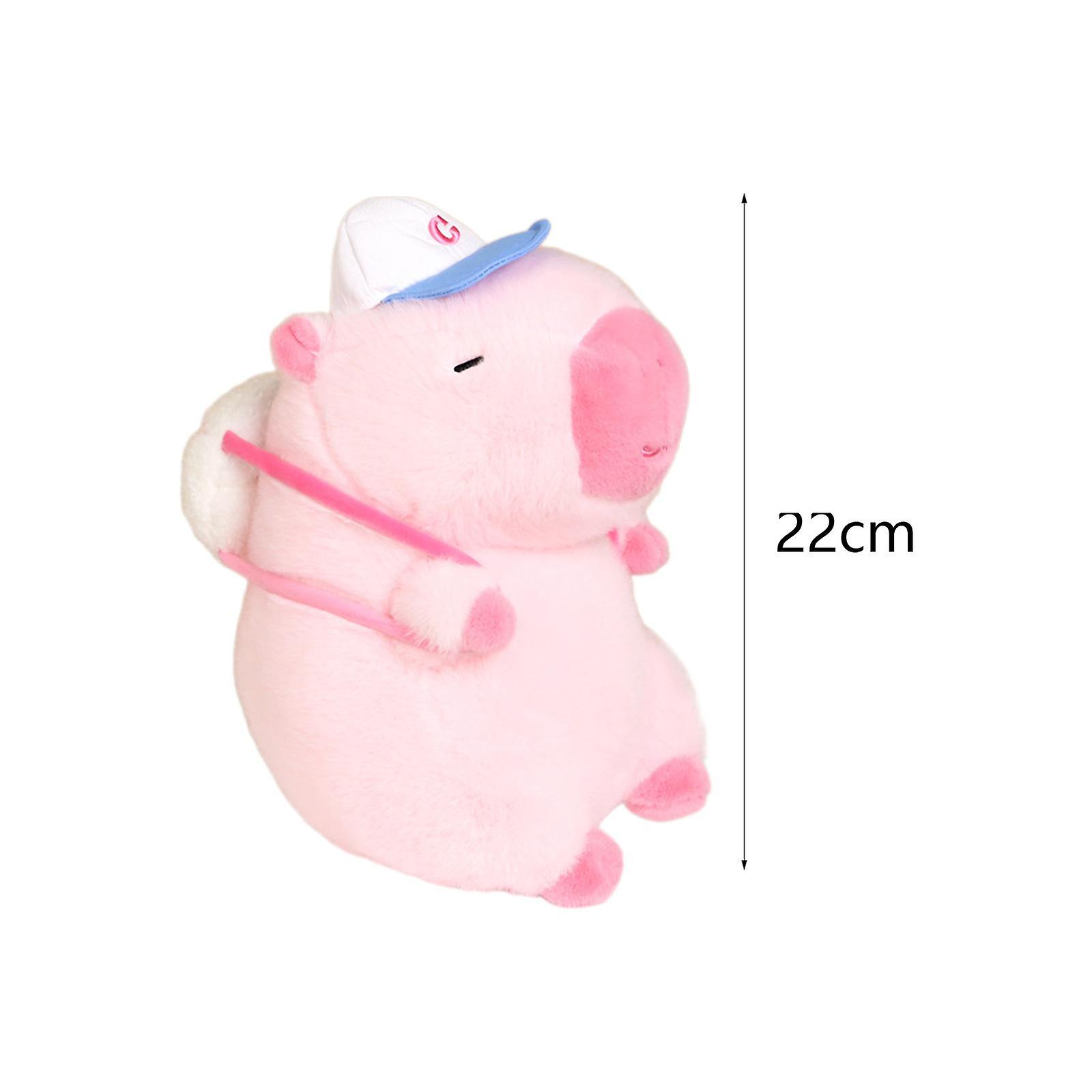 Capybara Kuscheltier Von Champracer – Süßes Wasserschwein Plüschtier In Rosa (40 Cm)