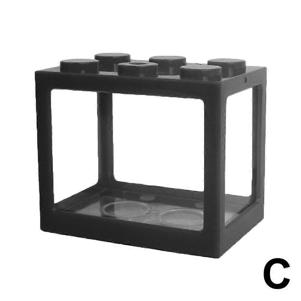 Stackable Building Blocks Betta Fish Tank Aquarium Splicing Creative Fish Tank