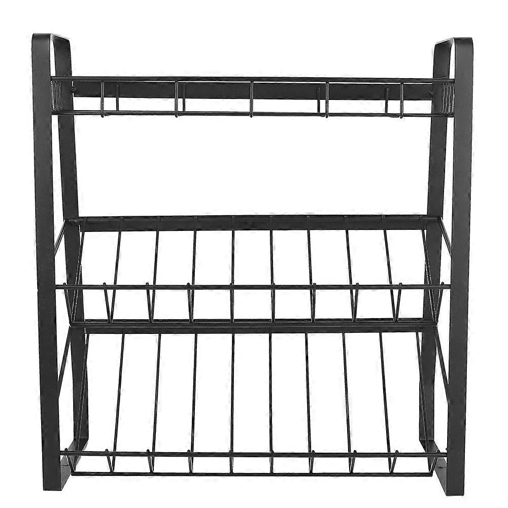 3-layer Multifunction Kitchen Spice Storage Rack Shelf Jar Rack Holder Organizer Kitchen Tool