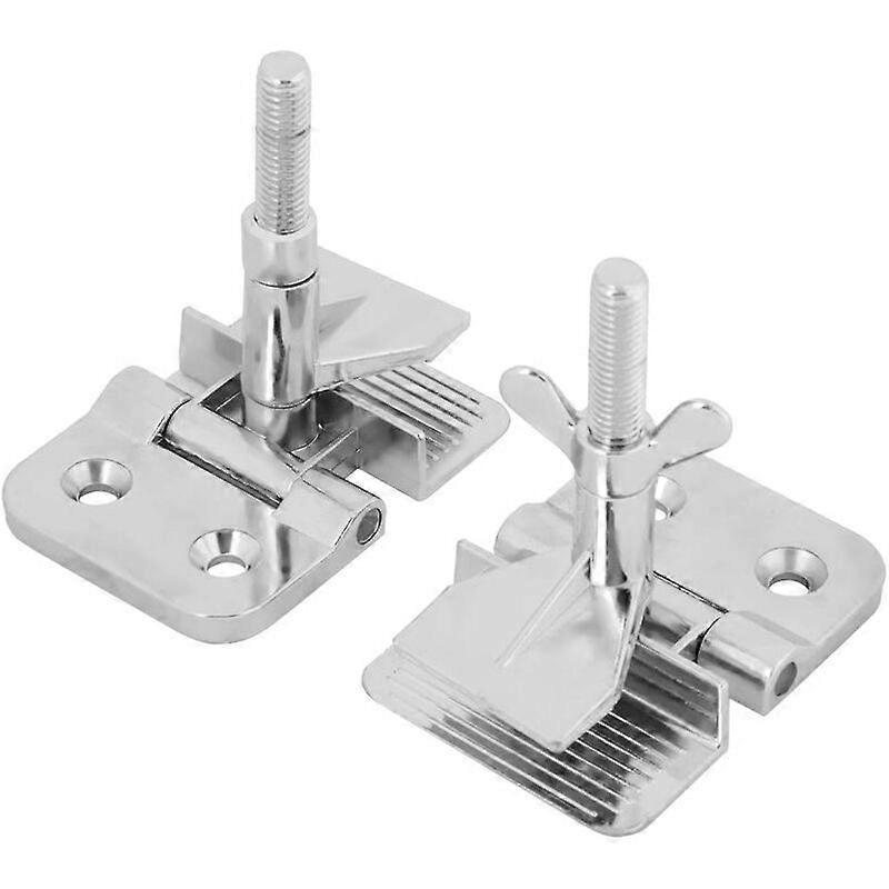 2 pcs/Set Metal Butterfly Hinge Clip (Silver)