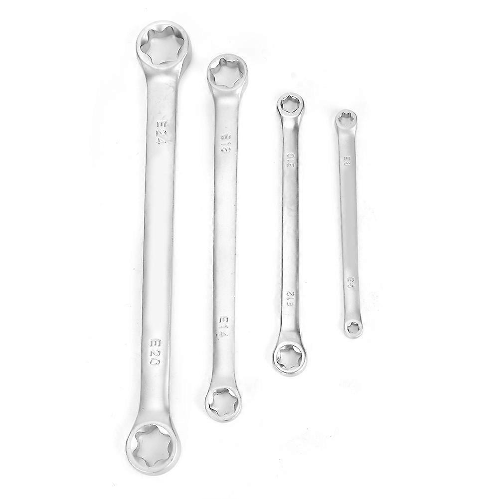 4Pcs Set E8 E24 Hex Wrench Double End E Cr Mo Pentalobe Spanner Set Car Repair Tool NO.22426