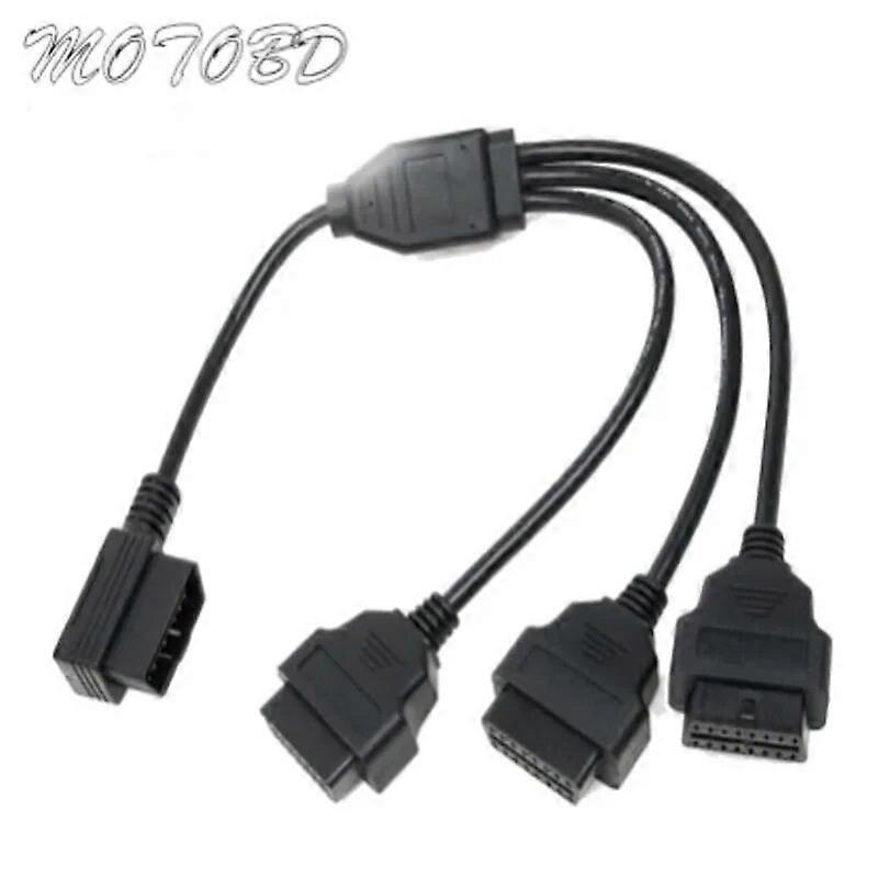 50cm OBD2 Cable 1 To 3 Converter Adapter OBD2 Splitter Y Cable J1962M To 3 J1962F Splitter OBD2 Extension Cable ST1M764