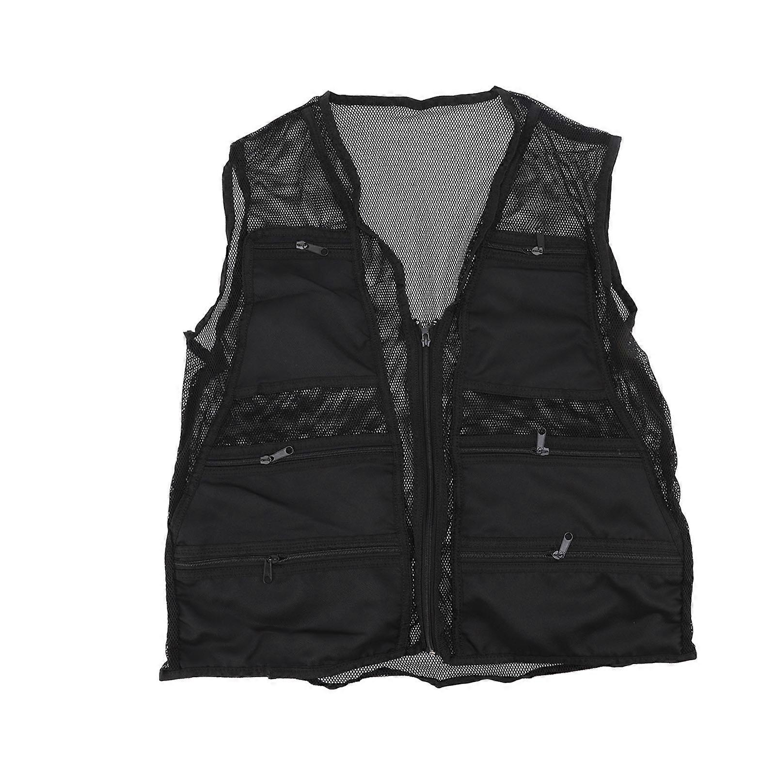 Fishing Vest Quick Dry Breathable Lightweight Outdoor Work Waistcoat with Multi Pockets NO.8320
