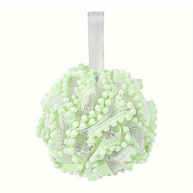 Large Exfoliating Bath Loofah Sponge Balls for Bathroom Shower Use - Non-Electric, Battery-Free Scrubbing Foam Bath Towel for Hotel and Home