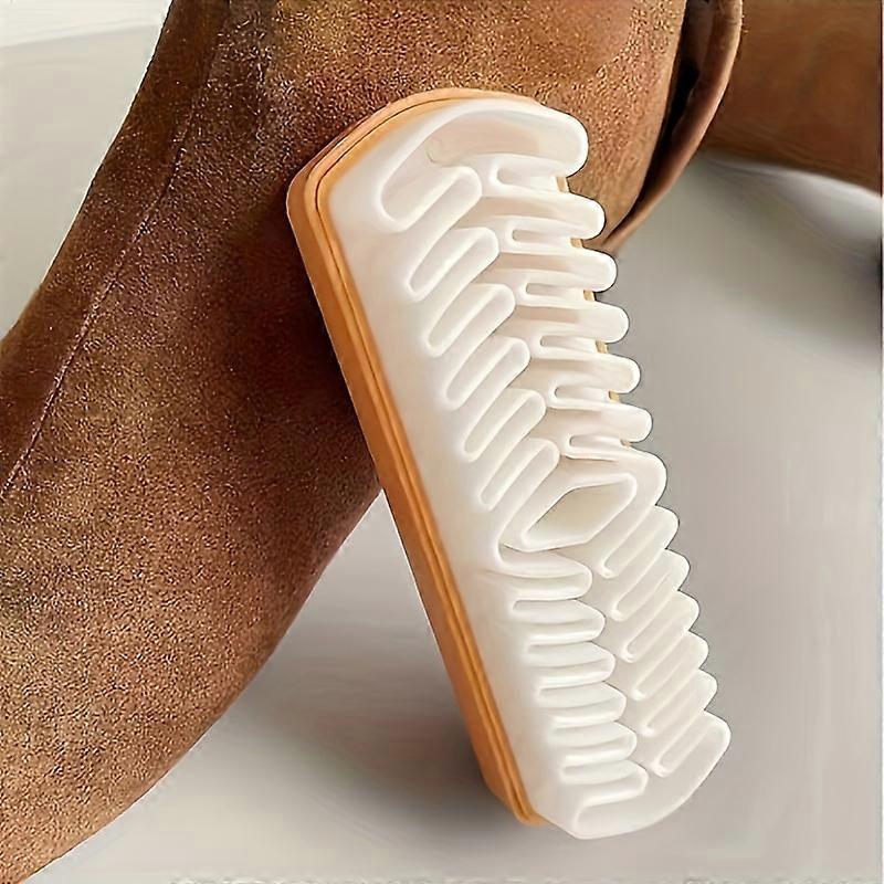 Suede Shoe Cleaning Kit - Gentle Suede Eraser and Soft-Bristled Leather Shoe Brush for Effective Cleaning and Maintenance - Single Piece Perfect for C