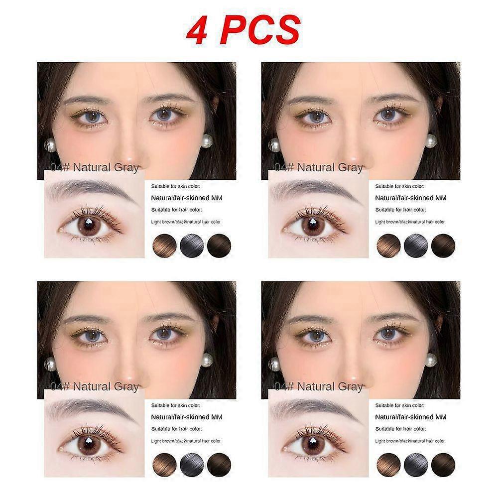 1~6PCS Waterproof Eyebrow Pencil Multi Color Smooth Refill Water Proof Easy To Color Portable Makeup Double Ended Eyebrow Pencil