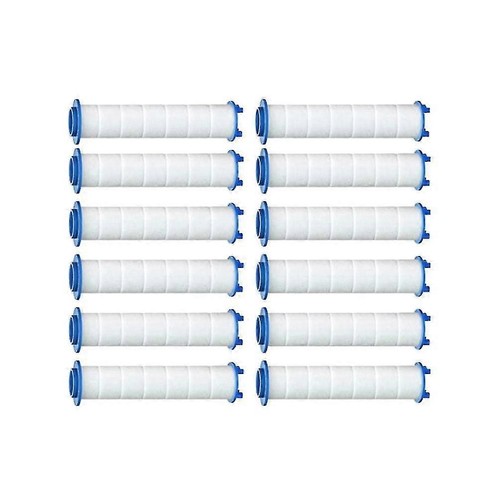 12pcs Replacement Shower Filter For Hard Water - High Output Shower Water Filter To Remove Chlorine