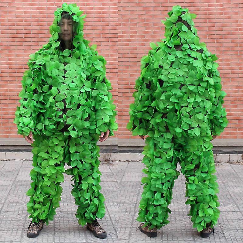 Männer Frauen Jagd Ghillie Anzug Outdoor Cs Blätter Tarnung Jagdkleidung Bionische Tarnkleidung Training Taktische Kleidung