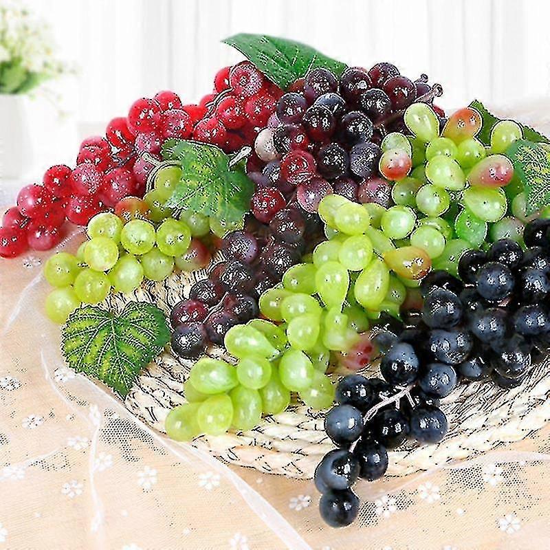 Simulation Grapes Fruit Grapes Hanging Ornaments Artificial Grapes Bunches