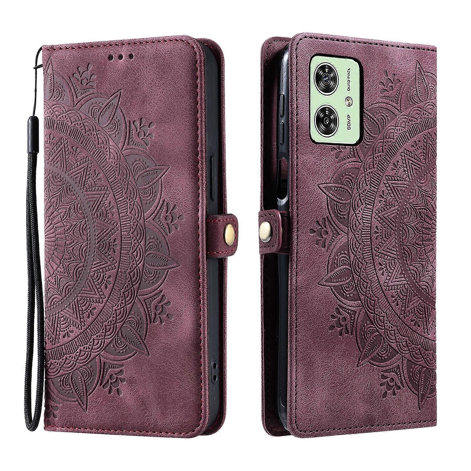 Leather Case For Motorola Moto G54