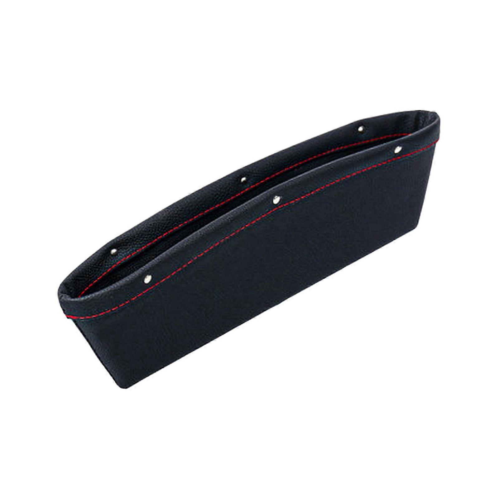 1/2Pcs Car Seat Gap Filler Storage Box Large Capacity Universal Design Simple Installation Car Console Phone Keys Glasses Organizer