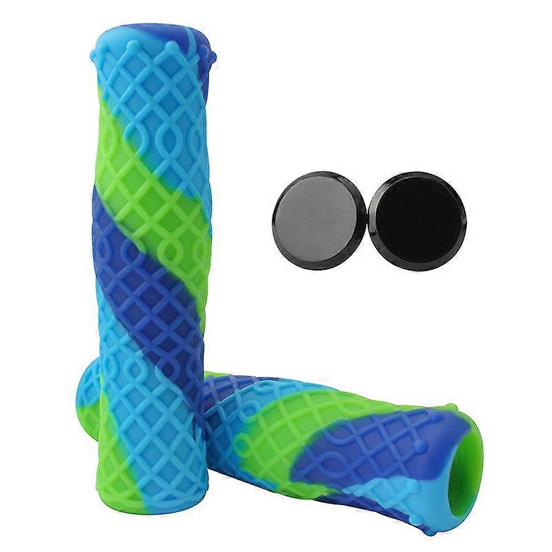 Bicycle Handlebar Grip Cover Silica Gel Non-Slip Damping Wear Bicycle Handlebar Cover for Mountain