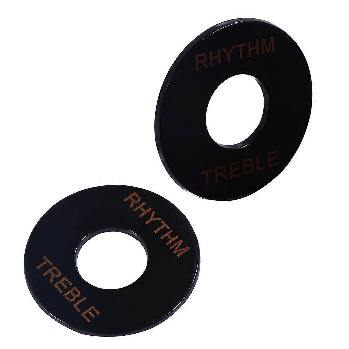 Gitarr Toggle Switch Plate Rhythm Treble Bricka Ring för elgitarr